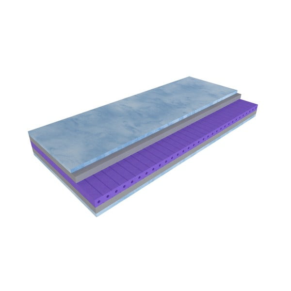 Stredne tvrdý penový matrac 120x200 cm Blue magic – Materasso-image-3