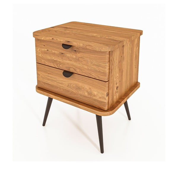Nočný stolík z dubového dreva v prírodnej farbe Kula - The Beds-image-3