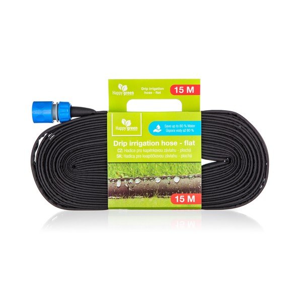 Priesaková plochá zavlažovacia hadica 15 m - Happy Green-image-2