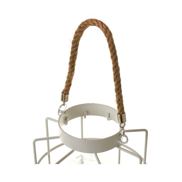 Biela stolová lampa (výška  20,5 cm) – Casa Selección-image-3