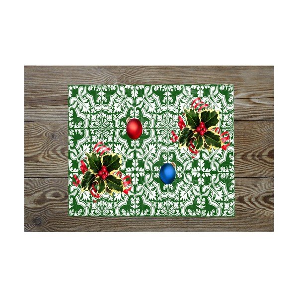 Sada 2 obdĺžnikových prestieraní Crido Consulting Festive Mosaic, 40 × 30 cm-image-1