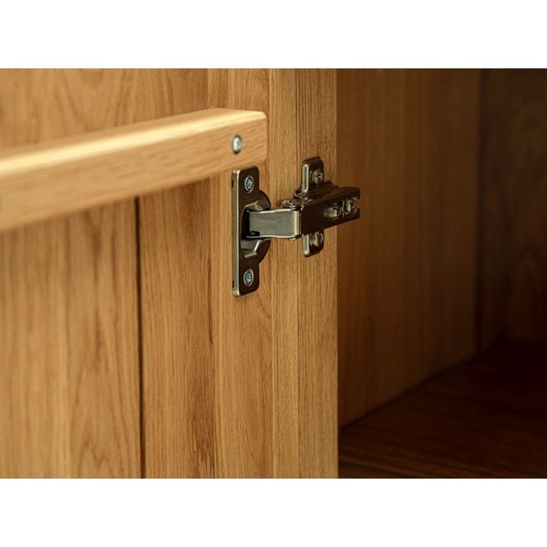 Komoda z dubového dreva v prírodnej farbe 160x76x45 cm Charlotte – Micadoni -image-3
