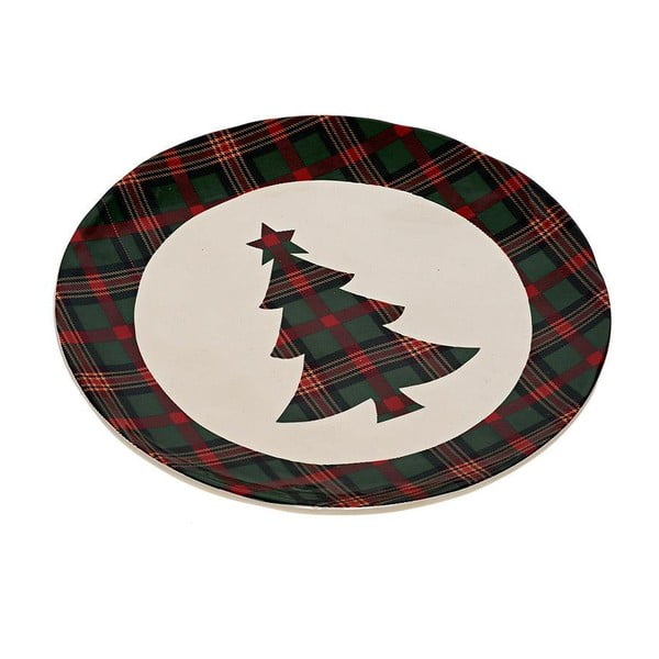 Keramický tanier Christmas Tree, 20 cm