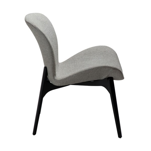 Sivé kreslo z textílie buklé Paragon – DAN-FORM Denmark-image-2