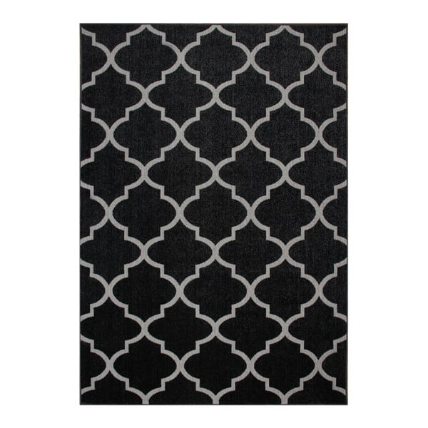 Čierny koberec Eco Rugs Ali, 120 × 180 cm