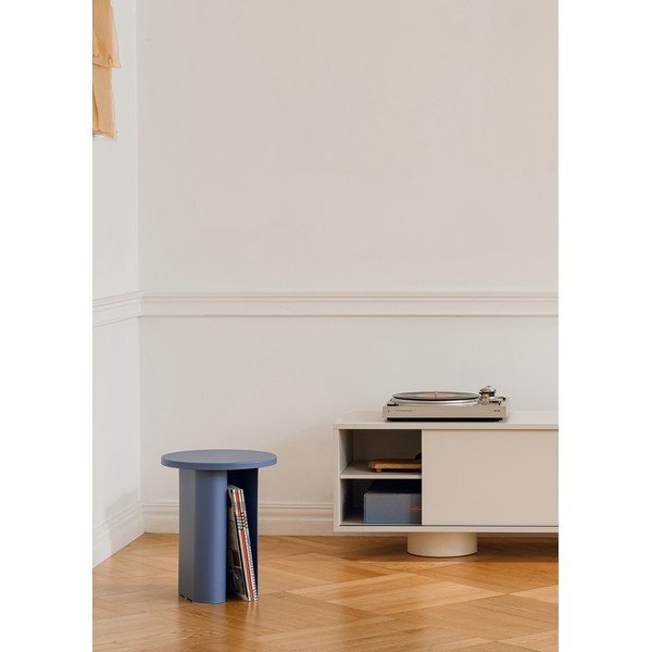 Kovový okrúhly odkladací stolík ø 35 cm Sato – noo.ma-image-2