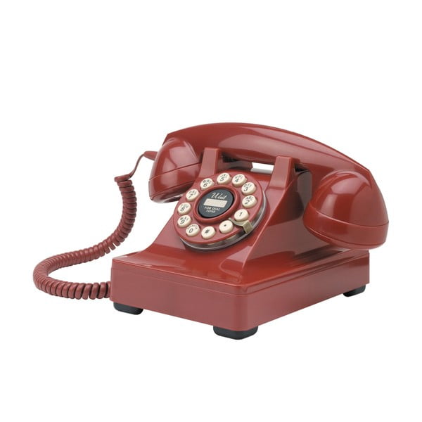 Retro funkčný telefón Red Series 302