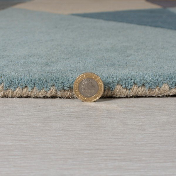 Modro-béžový vlnený koberec 230x160 cm Arlo Harper - Flair Rugs-image-2