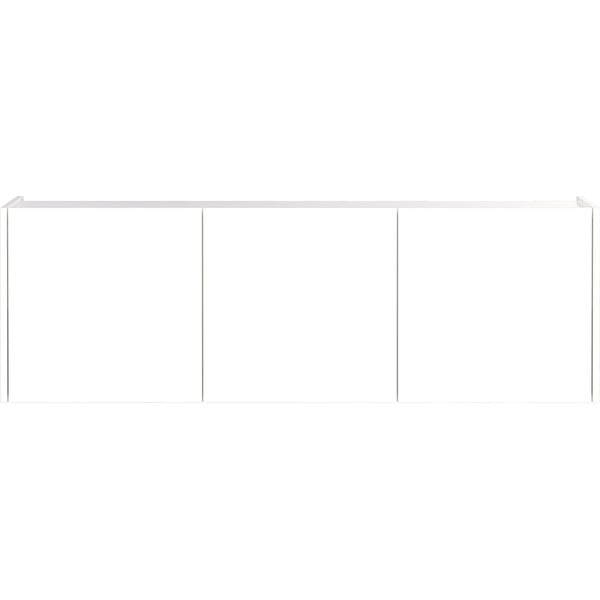 Biely TV stolík 138x45 cm Piana – Germania