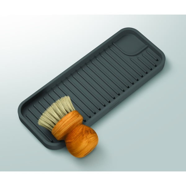 Sivý silikónový organizér k drezu – Metaltex-image-4