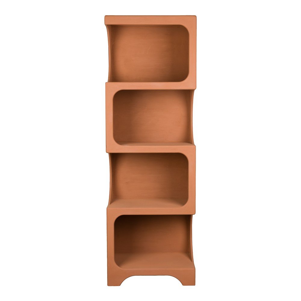 E-shop Knižnica v terakotovej farbe 60x181x37 cm Dundee – Dutchbone