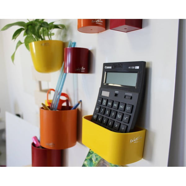 Magnetický kvetináč Truhlík 23x9x12 cm, biely-image-1