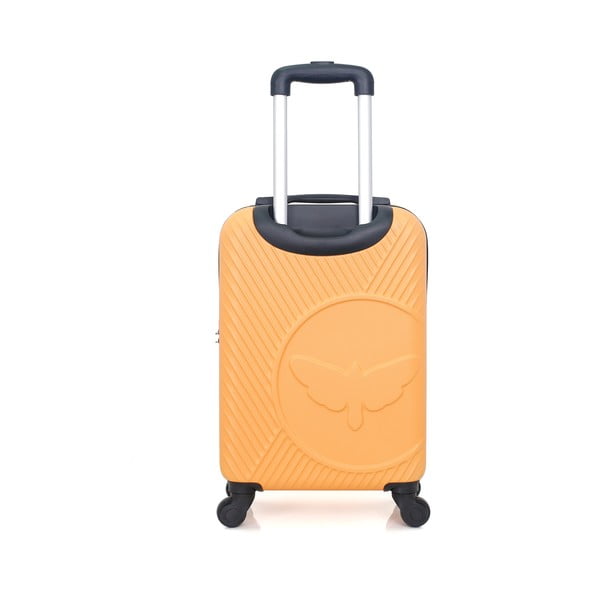 Oranžový kufor na 4 kolieskach LPB Francis, 31 l-image-2