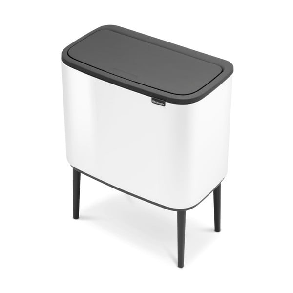 Biely dotykový oceľový odpadkový kôš na triedený odpad 34 l Bo Touch Bin – Brabantia-image-4