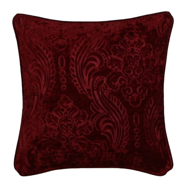 Tmavočervená obliečka na vankúš Kate Louise Exclusive Ranejo, 45 × 45 cm
