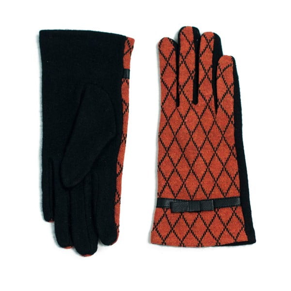 Červeno-čierne rukavice Posh