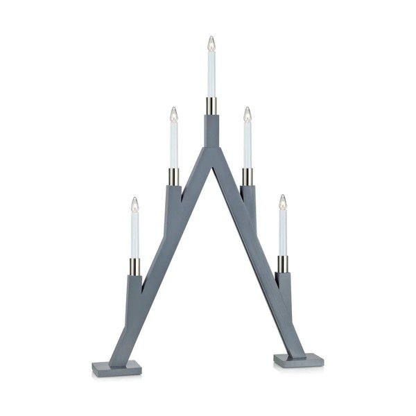 Sivá vianočná svetelná dekorácia Bjurfors – Markslöjd