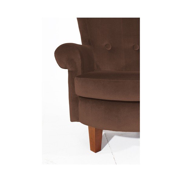 Hnedé kreslo Max Winzer Tilly-image-3