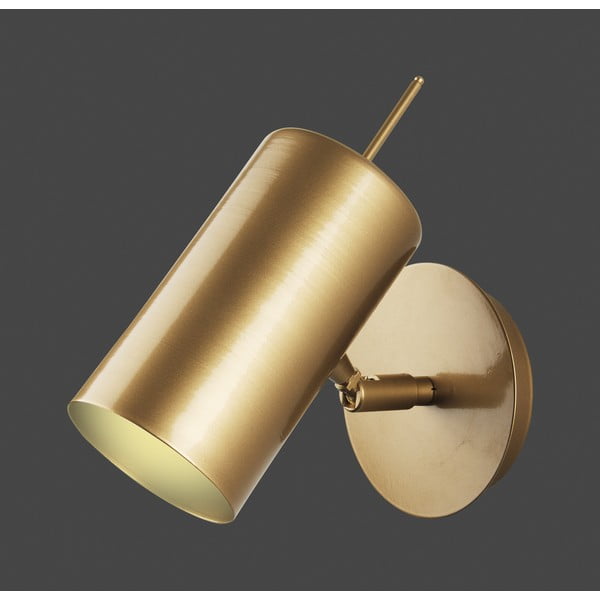 Nástenné svietidlo v zlatej farbe Squid Lighting Geo, výška 23 cm-image-1