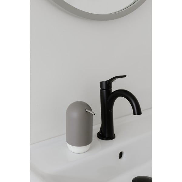 Sivý plastový dávkovač mydla 230 ml Touch – Umbra-image-4