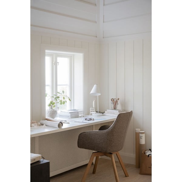 Béžové čalúnené jedálenské kreslá v súprave 2 ks Alison – Rowico-image-1