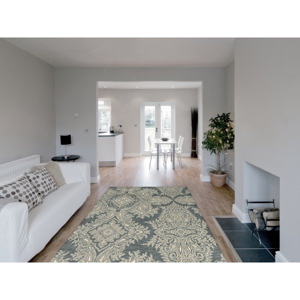 Sivý vlnený koberec 170x240 cm Jolene graphite – Agnella-image-1