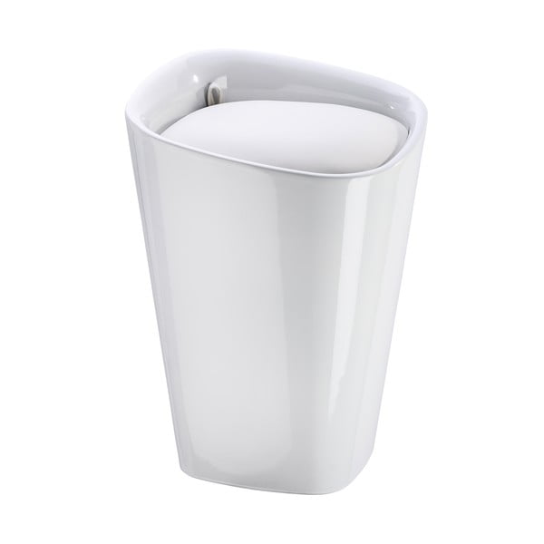 Biely kôš na bielizeň a taburetka v jednom Wenko Candy, 20 l-image-2