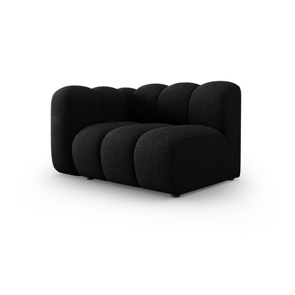 Čiernoantracitový modul pohovky (ľavý roh) Lupine – Micadoni Home-image-1
