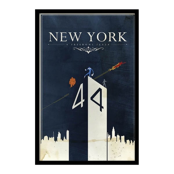 Plagát New York, 35x30 cm