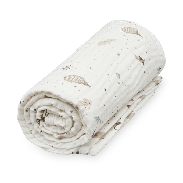 Slonovinová detská deka z Bio bavlny 100x100 cm Dreamland – Cam Cam Copenhagen