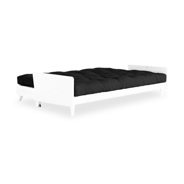 Rozkladacia pohovka s tmavosivým poťahom Karup Design Indie White/Dark Grey-image-4