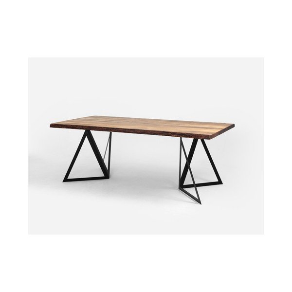 Jedálenský stôl s doskou z borovicového dreva Custom Form Sherwood Dark, 240 × 100 cm-image-2