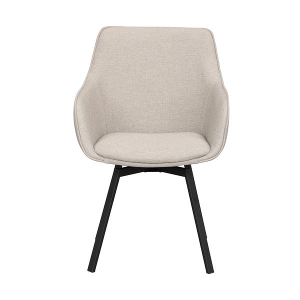 Béžové čalúnené jedálenské kreslá v súprave 2 ks Alison – Rowico-image-2