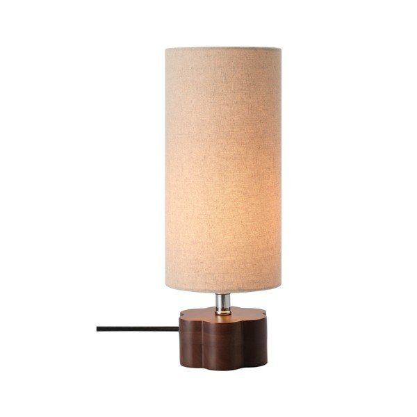 Hnedá/béžová ľanová stolová lampa (výška  33,5 cm) Joline – Ellos Home-image-3