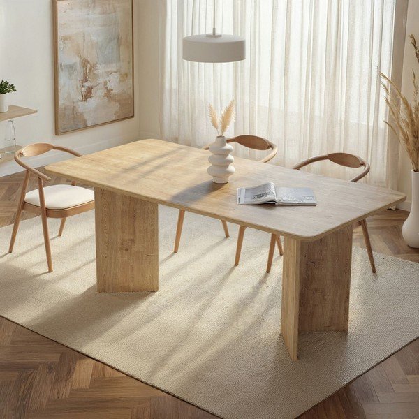 Jedálenský stôl v dekore duba 90x180 cm Linza – Kalune Design-image-2