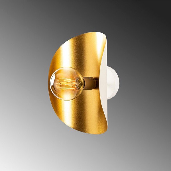 Nástenné svietidlo v bielo-zlatej farbe Sivani – Opviq lights-image-4