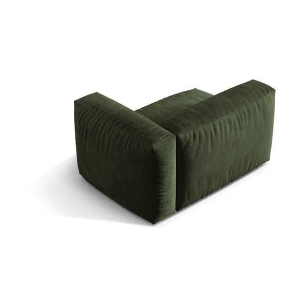 Zelený zamatový modul pohovky (pravý roh) Martina – Micadoni -image-2