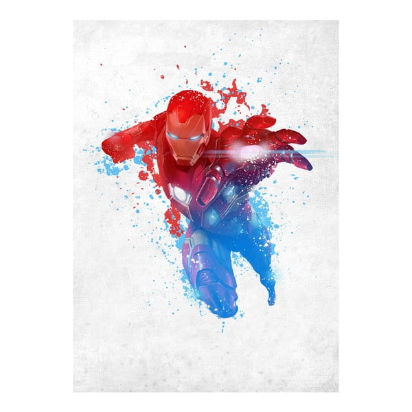 Nástenná ceduľa Civil War - Iron Man