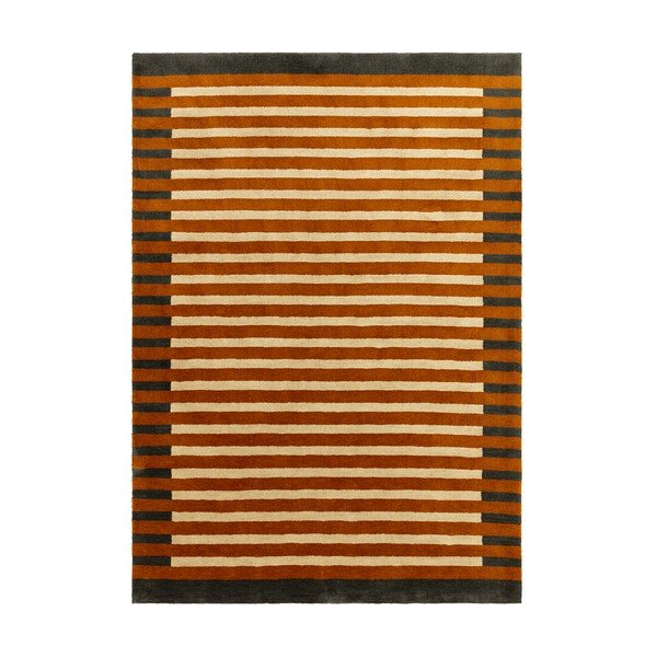 Oranžový koberec z recyklovaných vlákien 120x170 cm Lois – MADE