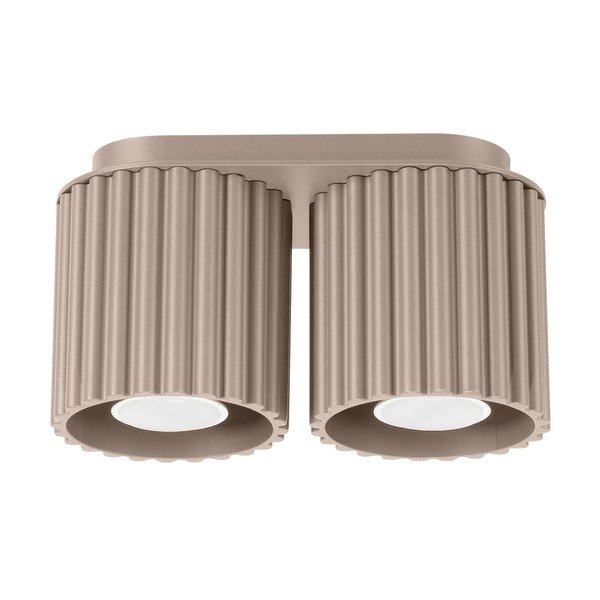 Taupe kovové bodové svietidlo 10x21 cm Zora – Sollux