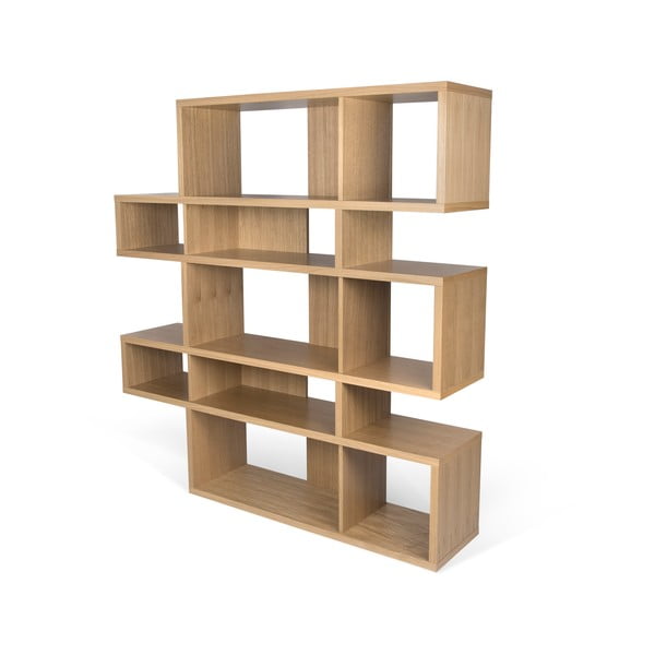 Knižnica v dubovom dekore TemaHome London, 34 × 160 cm-image-3