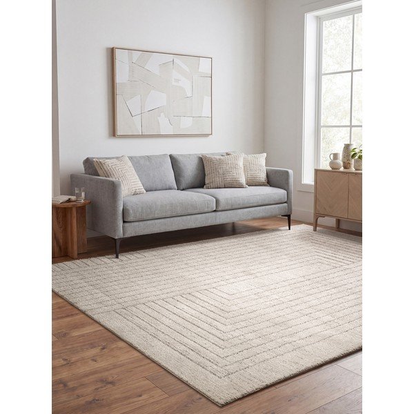 Krémovobiely koberec 200x275 cm Oslo – Asiatic Carpets-image-1