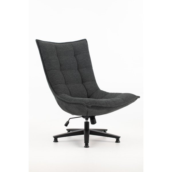 Tmavosivé kreslo Cave – Marckeric