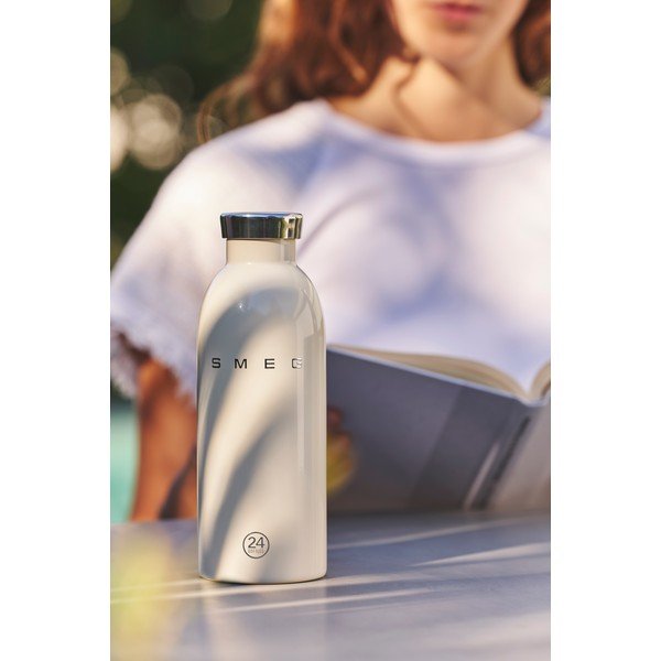 Krémovobiela termofľaša z nehrdzavejúcej ocele 500 ml 24BOTTLES – SMEG-image-1