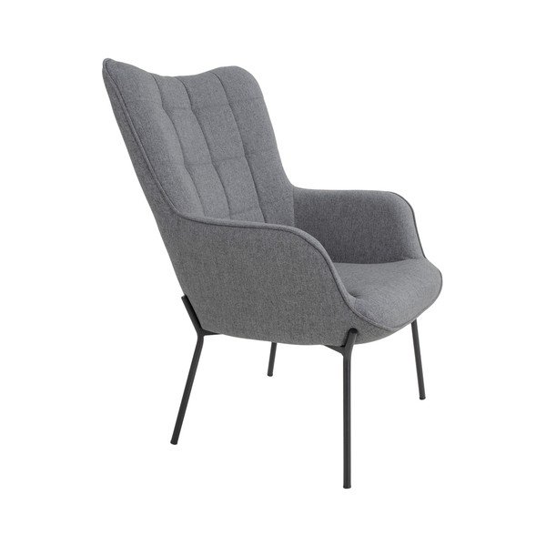 Sivé kreslo House Nordic Glasgow-image-2