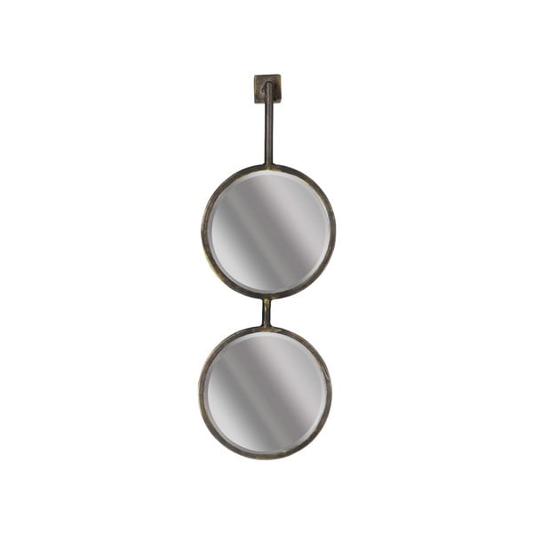 Dvojité okrúhle nástenné zrkadlo BePureHome Chain, dĺžka 58 cm