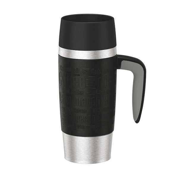 Cestovný termohrnček Mug Handle Black