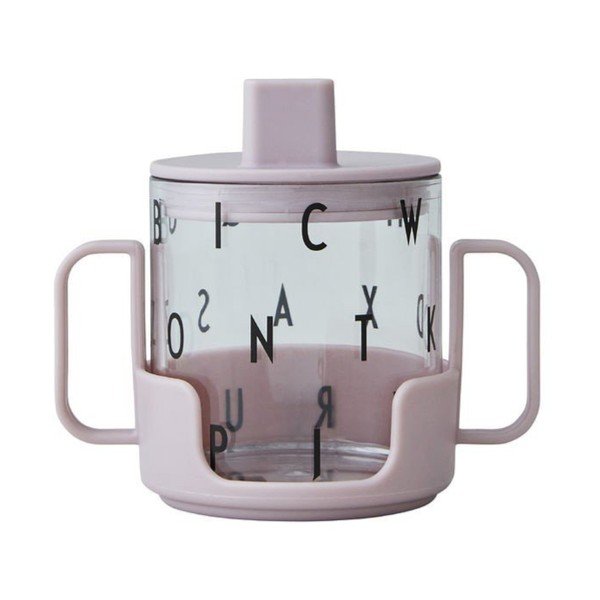 Levanduľovofialový detský hrnček Design Letters Grow With Your Cup