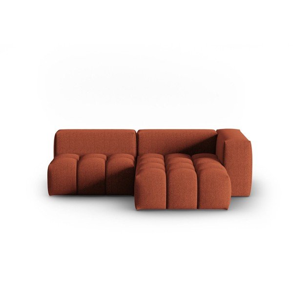 Rohová pohovka v terakotovej farbe (pravý roh/s leňoškou) Verona – Cosmopolitan Design-image-2