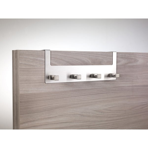 Kovový vešiak na dvere v striebornej farbe 32 cm Yale – Tomasucci-image-1